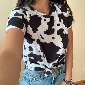 Cow print t-shirt